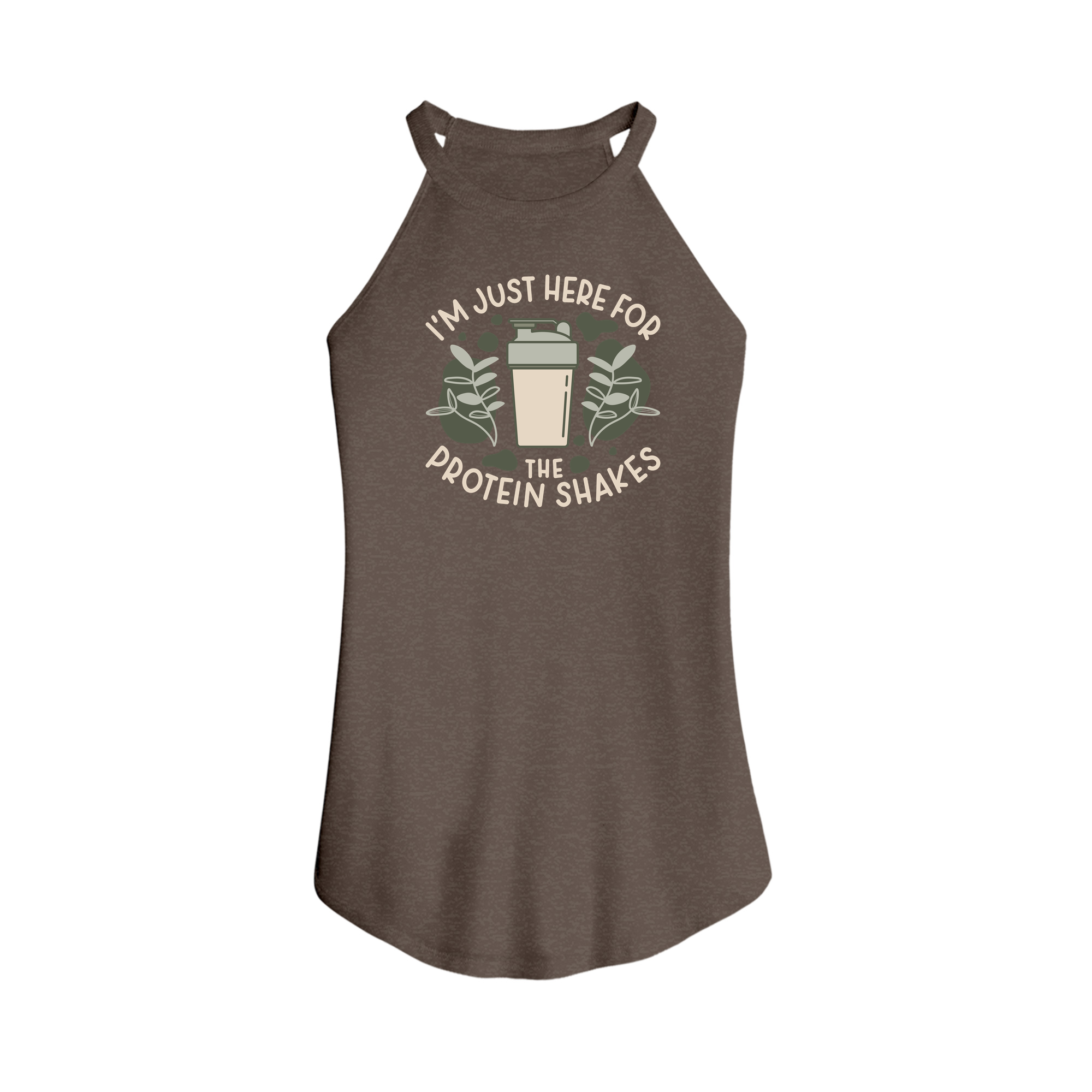 Womens X-Small Brown Tank Top