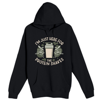 Unisex Small Black Pullover Hooded Sweatshirt