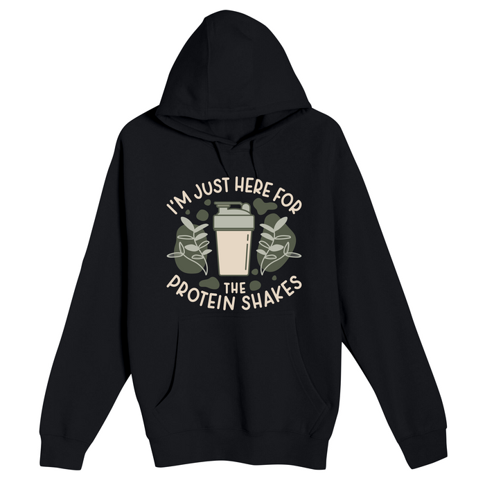 Unisex Small Black Pullover Hooded Sweatshirt