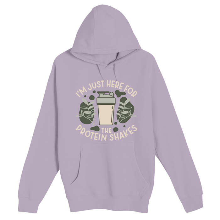 Unisex Small Lilac Pullover Hooded Sweatshirt