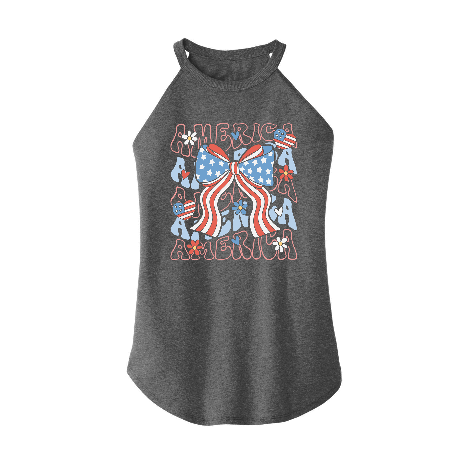 Womens X-Small Grey Rocker Tank Top