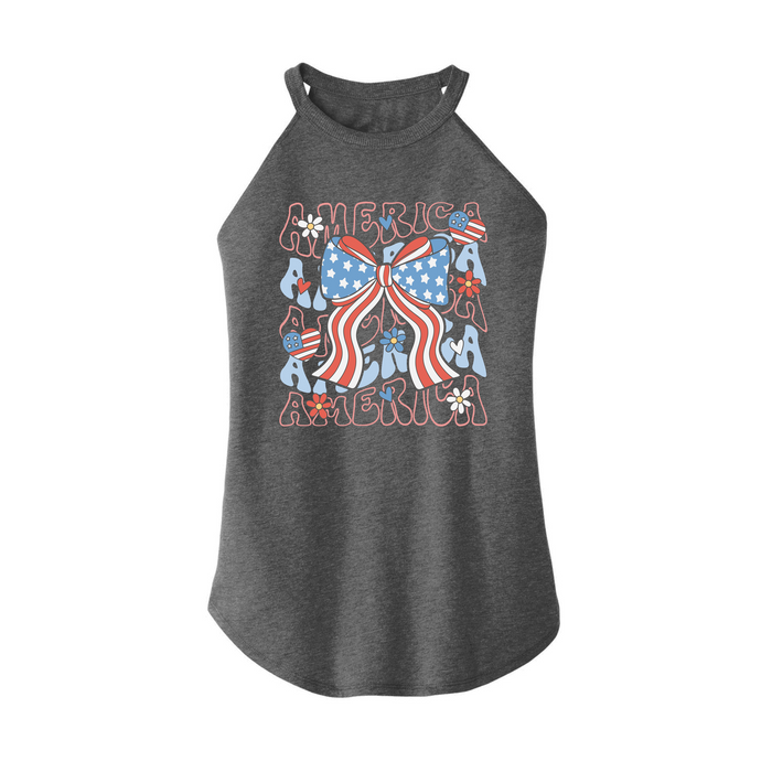 Womens X-Small Grey Rocker Tank Top