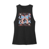 Womens X-Small Black Muscle Tank
