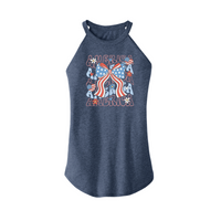 Womens X-Small Navy Heather Tank Top