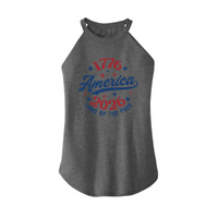 Womens X-Small Grey Rocker Tank Top