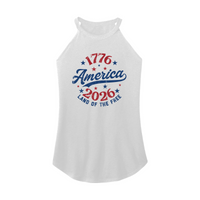 Womens X-Small White Rocker Tank Top