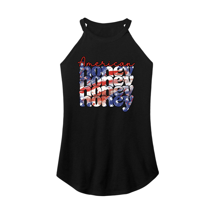 Womens X-Small Black Rocker Tank Top