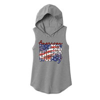Womens Small Heather Gray Hoodie
