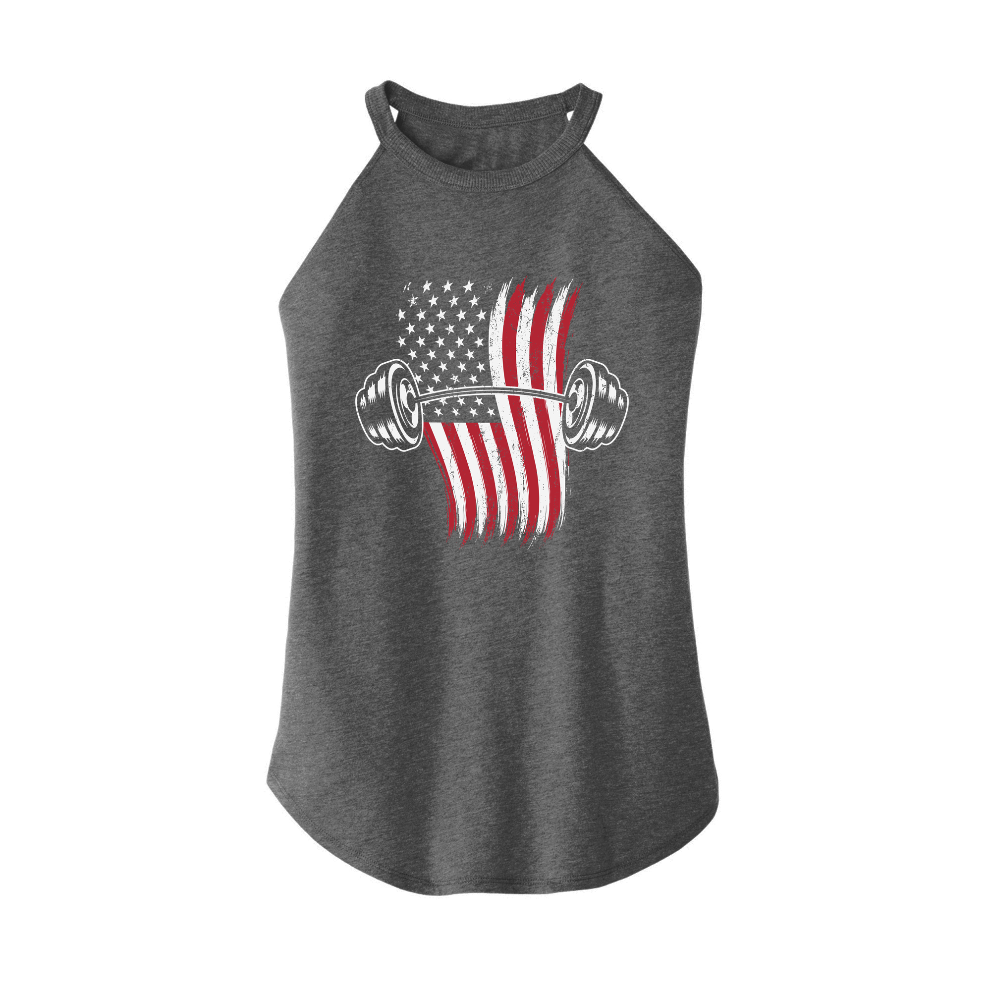 Womens X-Small Grey Rocker Tank Top