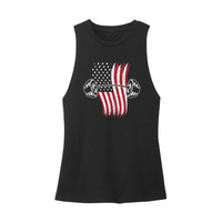 Womens X-Small Black Muscle Tank