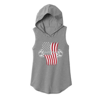Womens Small Heather Gray Hoodie