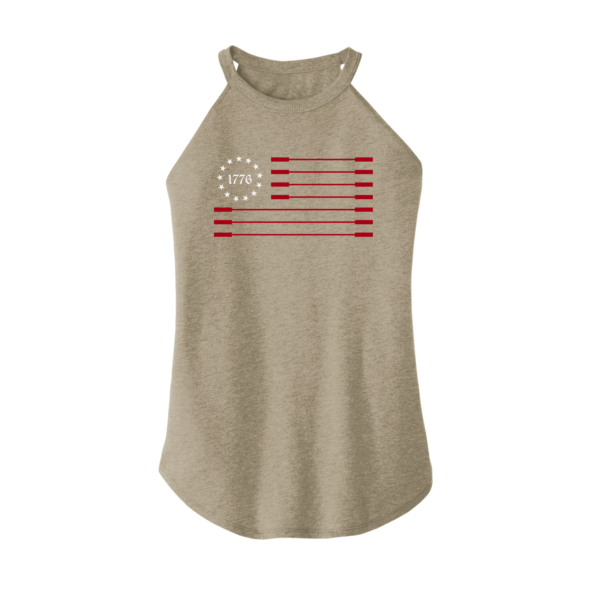Womens X-Small Sand Rocker Tank Top