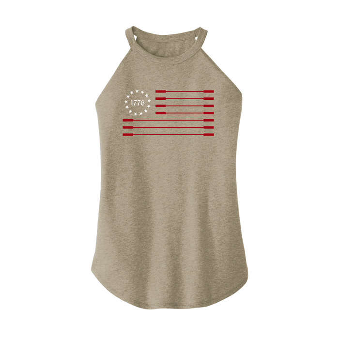 Womens X-Small Sand Rocker Tank Top