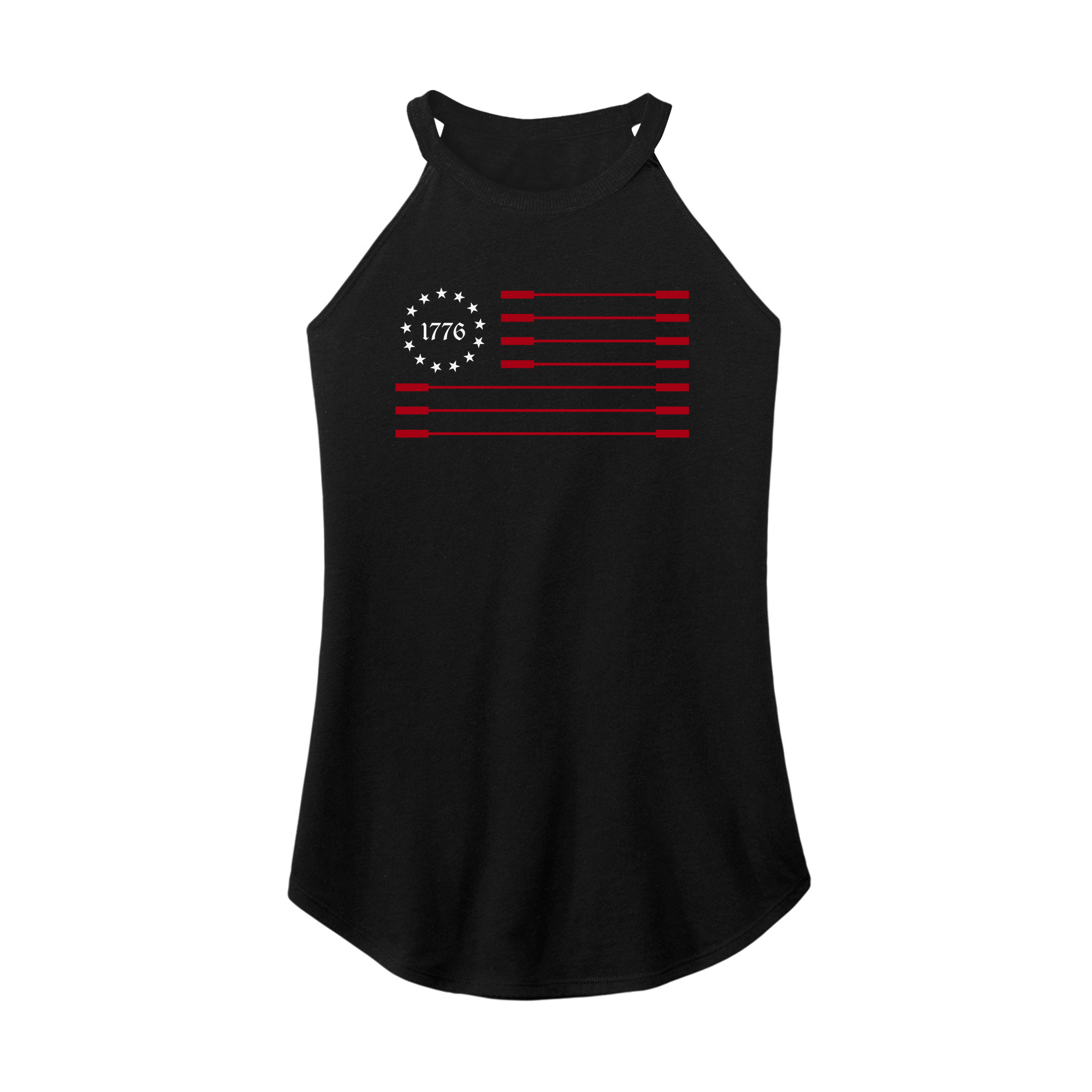 Womens X-Small Black Rocker Tank Top