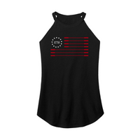 Womens X-Small Black Rocker Tank Top