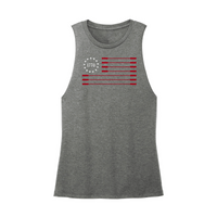 Womens X-Small Dark Gray Muscle Tank