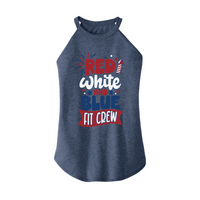 Womens X-Small Navy Heather Rocker Tank Top