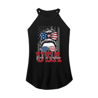 Womens X-Small Black Rocker Tank Top