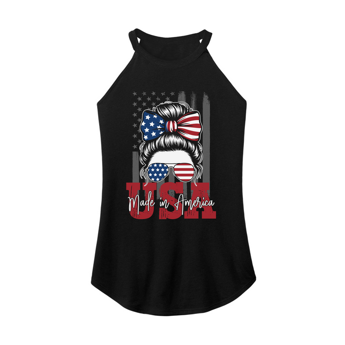Womens X-Small Black Rocker Tank Top