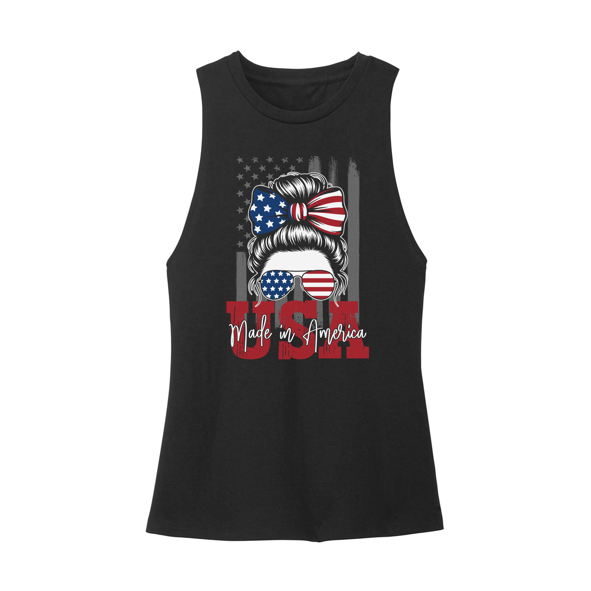 Womens X-Small Black Muscle Tank