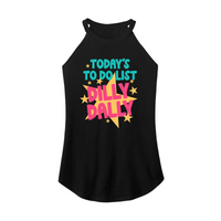 Womens X-Small Black Rocker Tank Top
