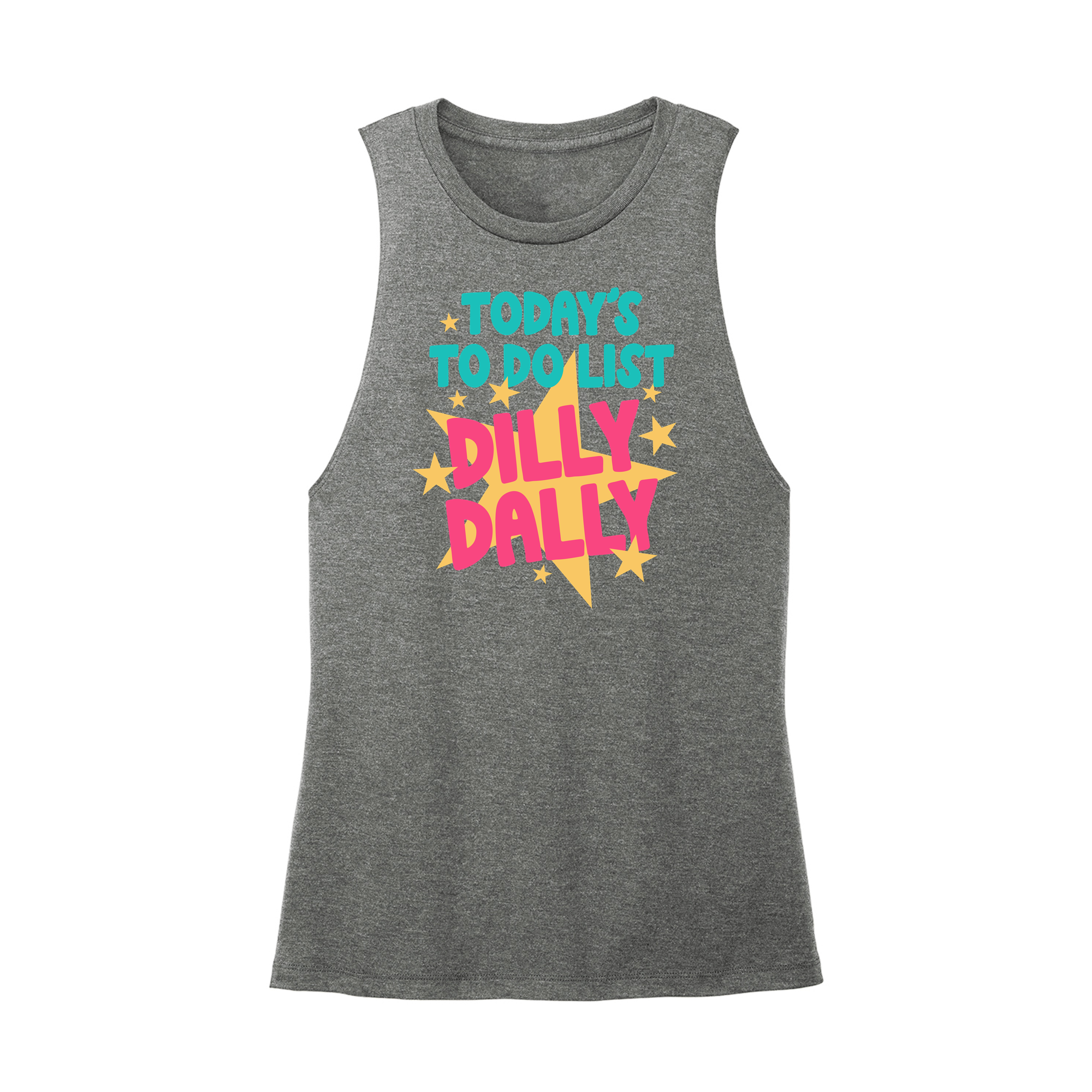 Womens X-Small Dark Gray Muscle Tank