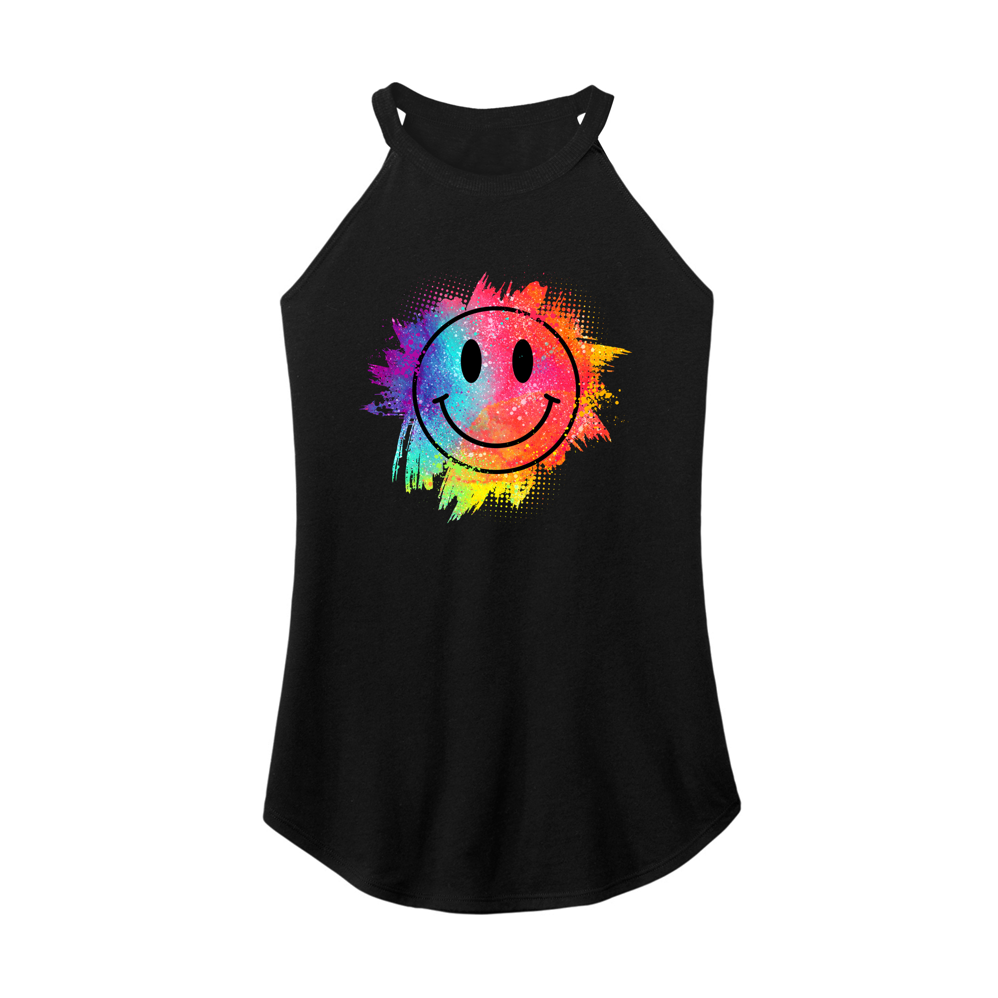 Womens X-Small Black Rocker Tank Top