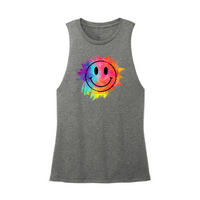 Womens X-Small Dark Gray Muscle Tank