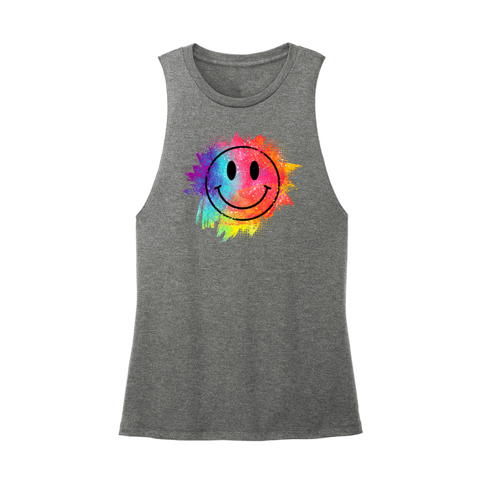 Womens X-Small Dark Gray Muscle Tank