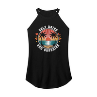 Womens X-Small Black Rocker Tank Top