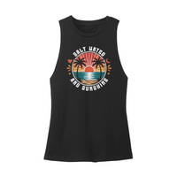 Womens X-Small Black Muscle Tank