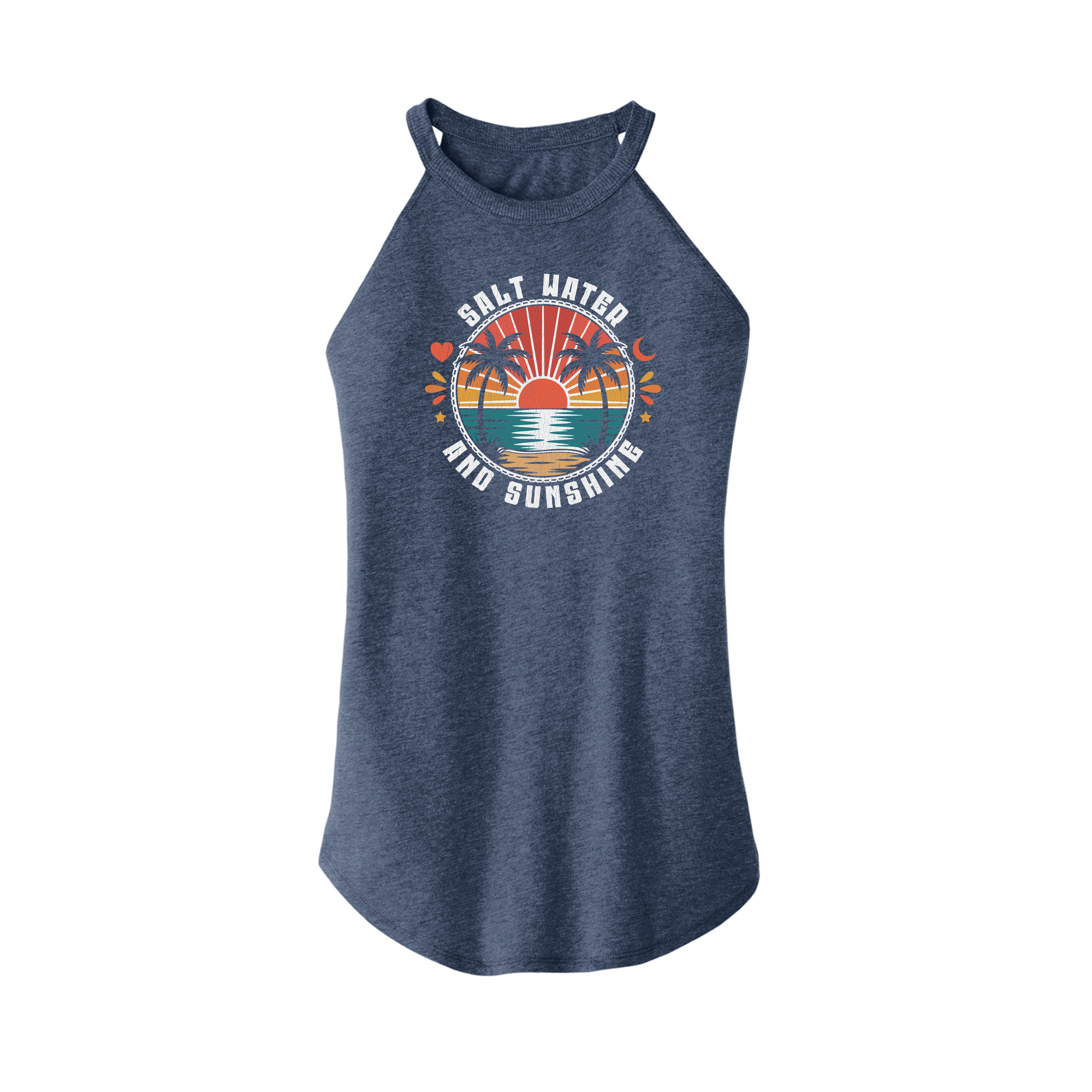 Womens X-Small Navy Heather Tank Top