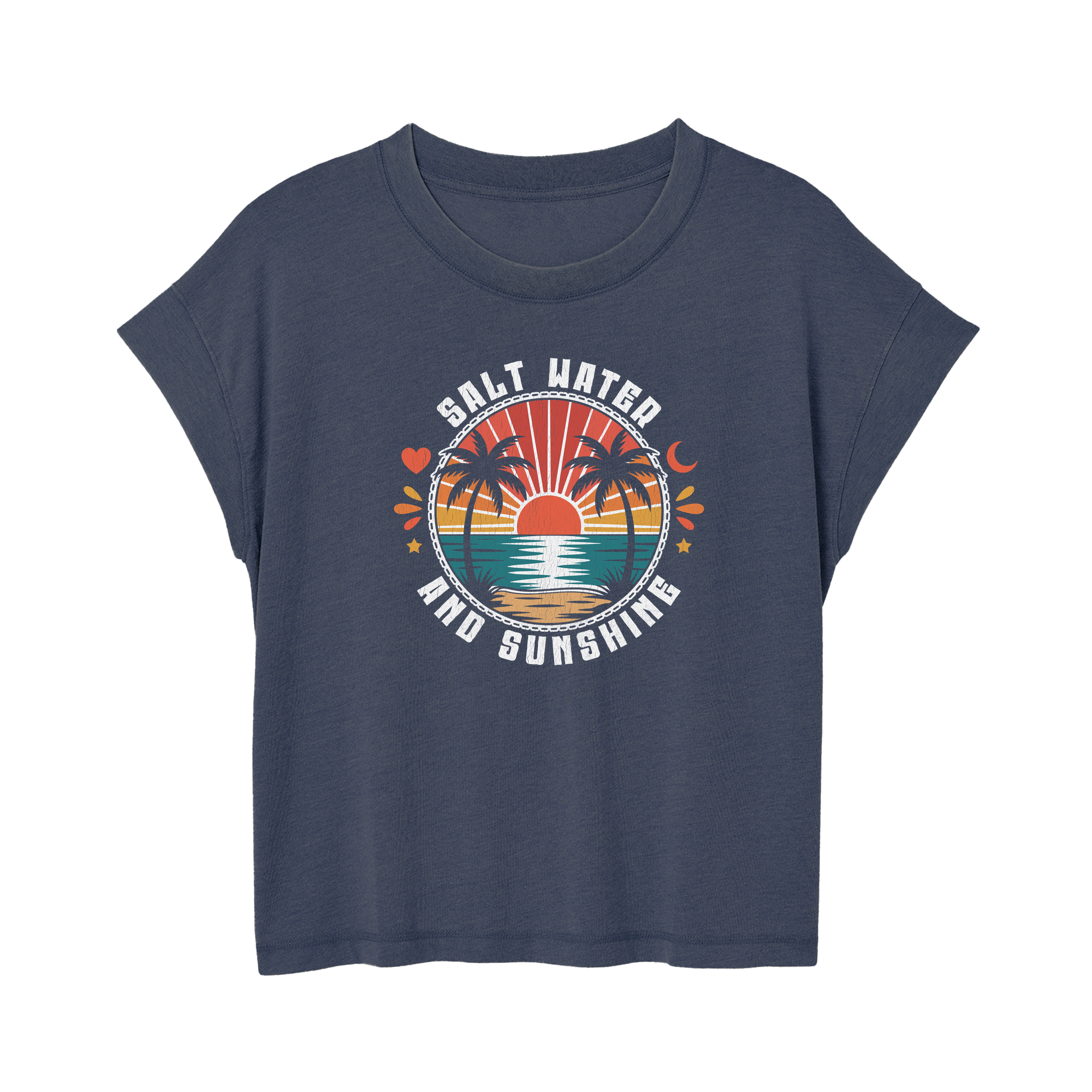 Womens Small Navy Style_T-Shirt