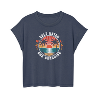 Womens Small Navy Style_T-Shirt