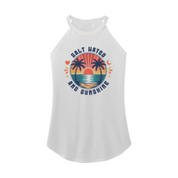 Womens X-Small White Rocker Tank Top
