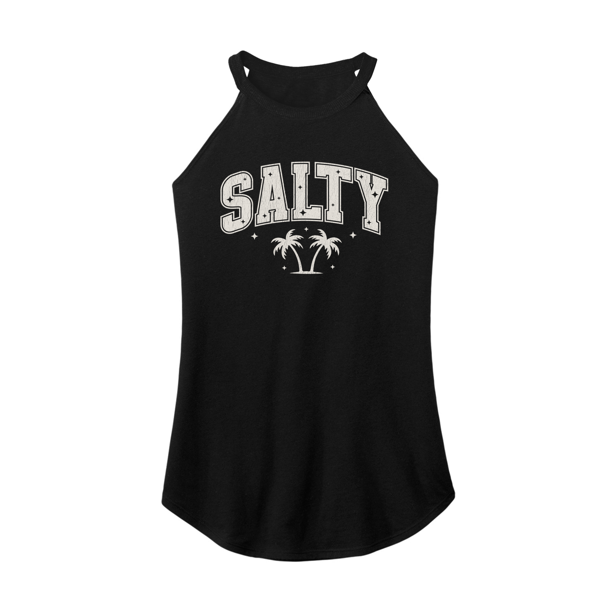 Womens X-Small Black Rocker Tank Top