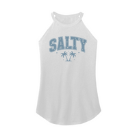 Womens X-Small White Rocker Tank Top