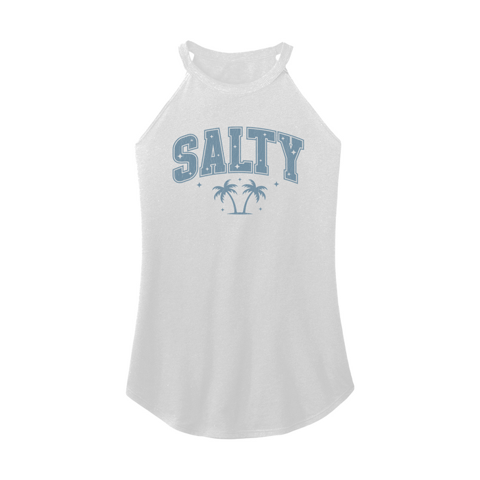 Womens X-Small White Rocker Tank Top