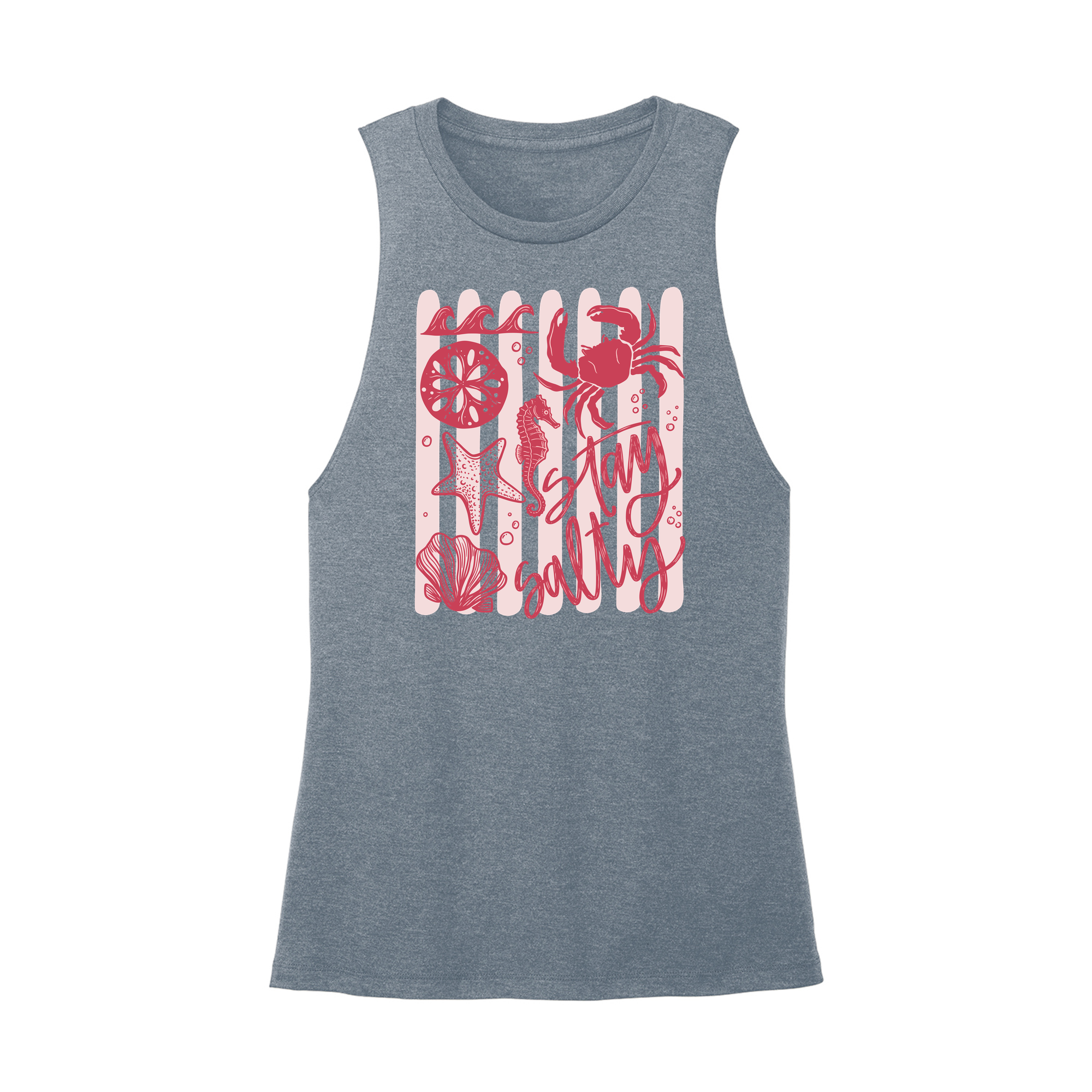 Womens X-Small Teal Muscle Tank