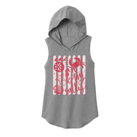 Womens Small Heather Gray Hoodie