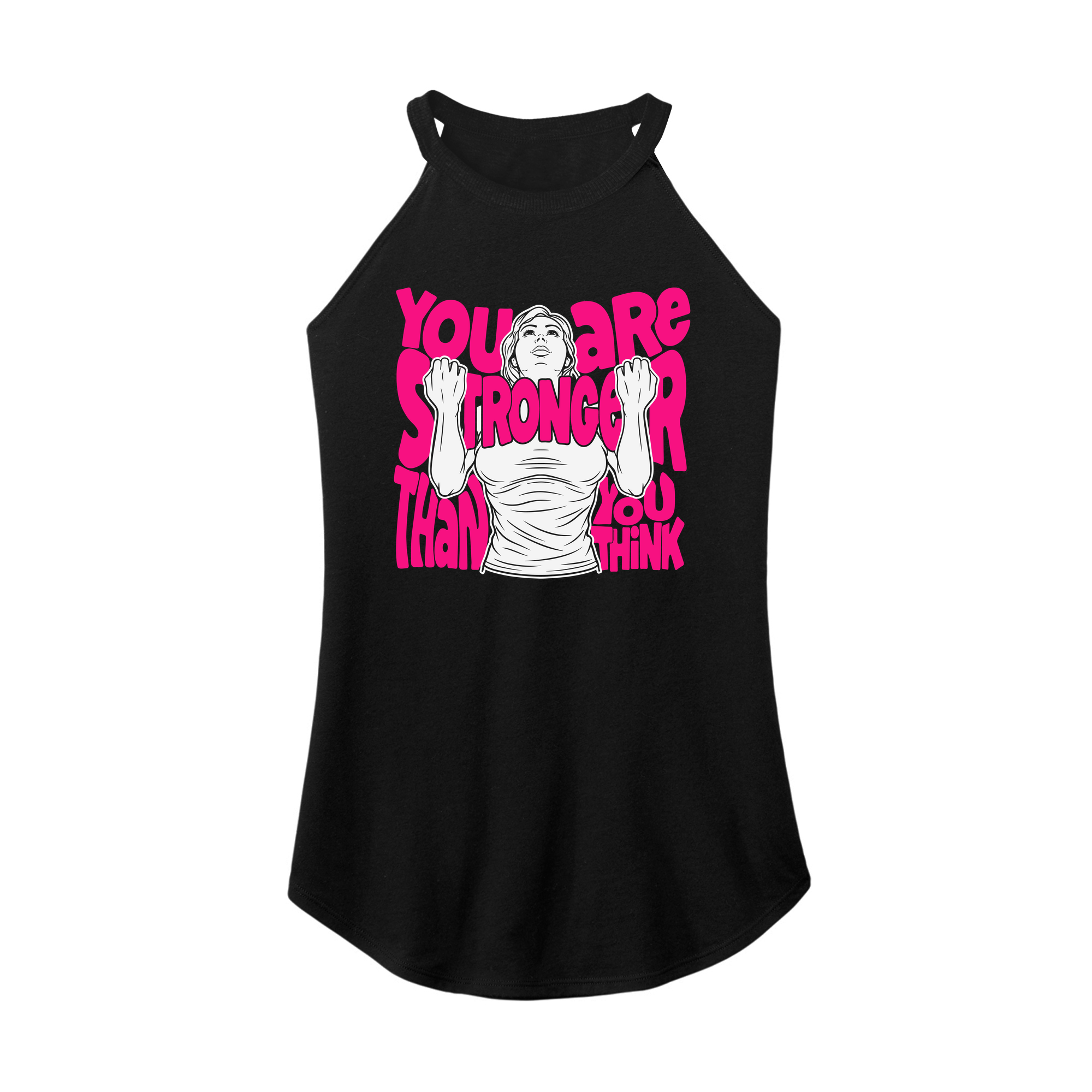 Womens X-Small Black Rocker Tank Top
