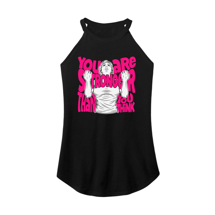 Womens X-Small Black Rocker Tank Top