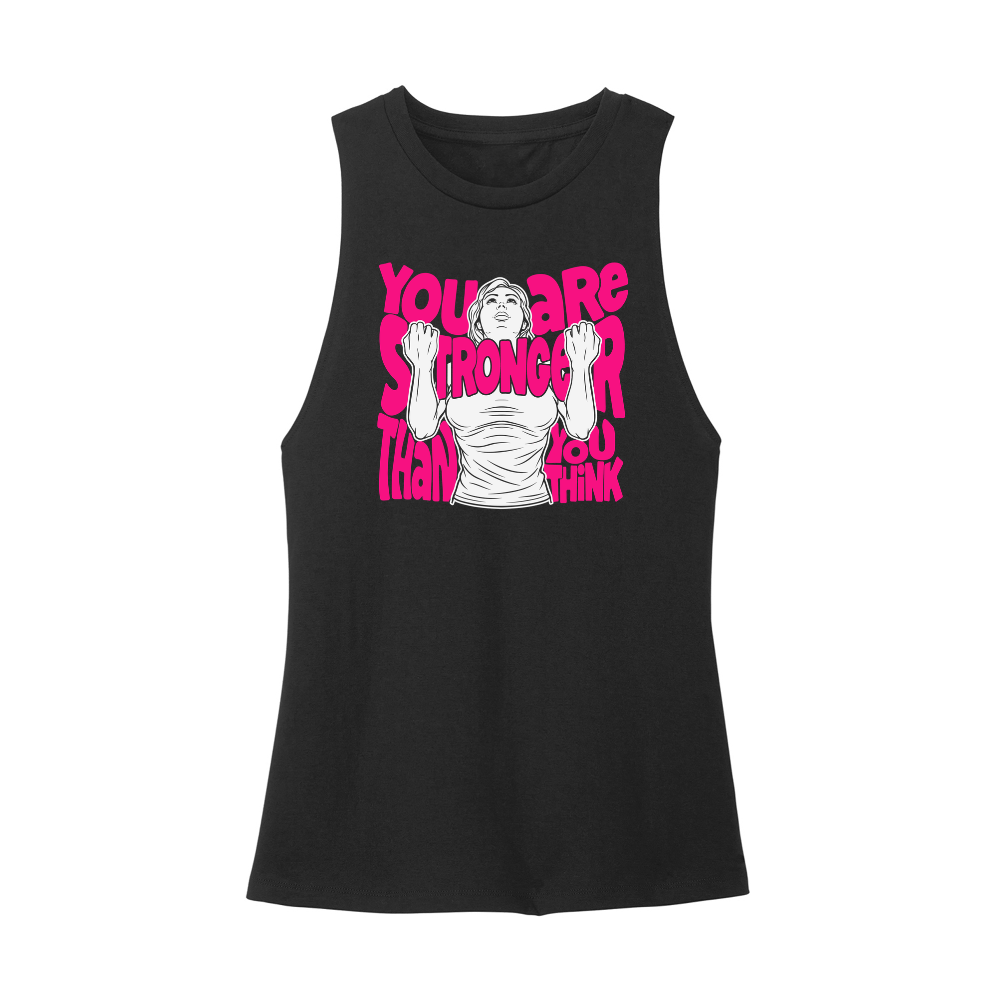 Womens X-Small Black Muscle Tank