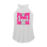 Womens X-Small White Rocker Tank Top