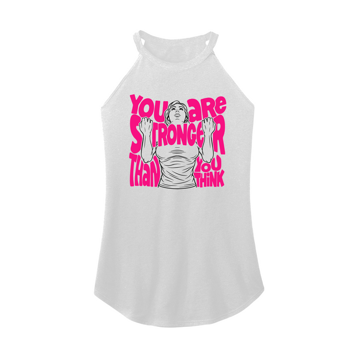 Womens X-Small White Rocker Tank Top
