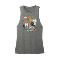 Womens X-Small Dark Gray Muscle Tank