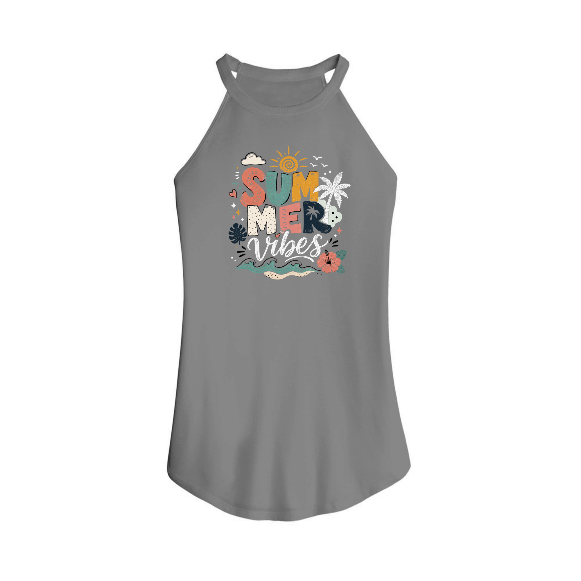 Womens X-Small Charcoal Tank Top