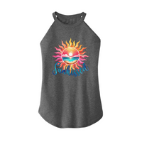 Womens X-Small Grey Rocker Tank Top