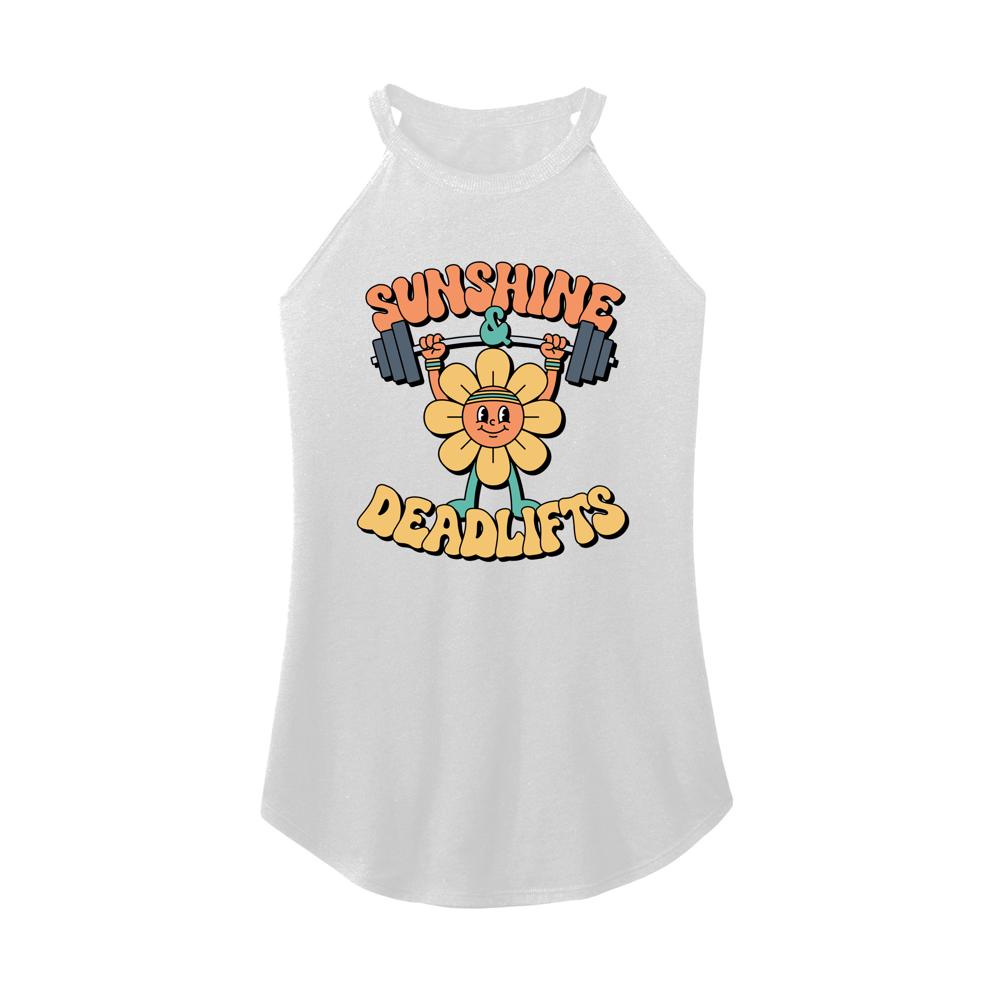 Womens X-Small White Rocker Tank Top
