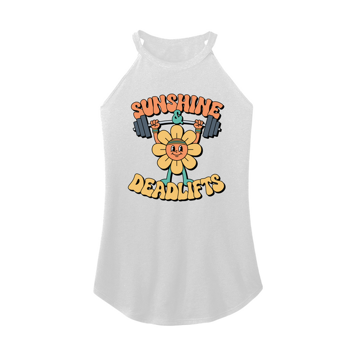 Womens X-Small White Rocker Tank Top